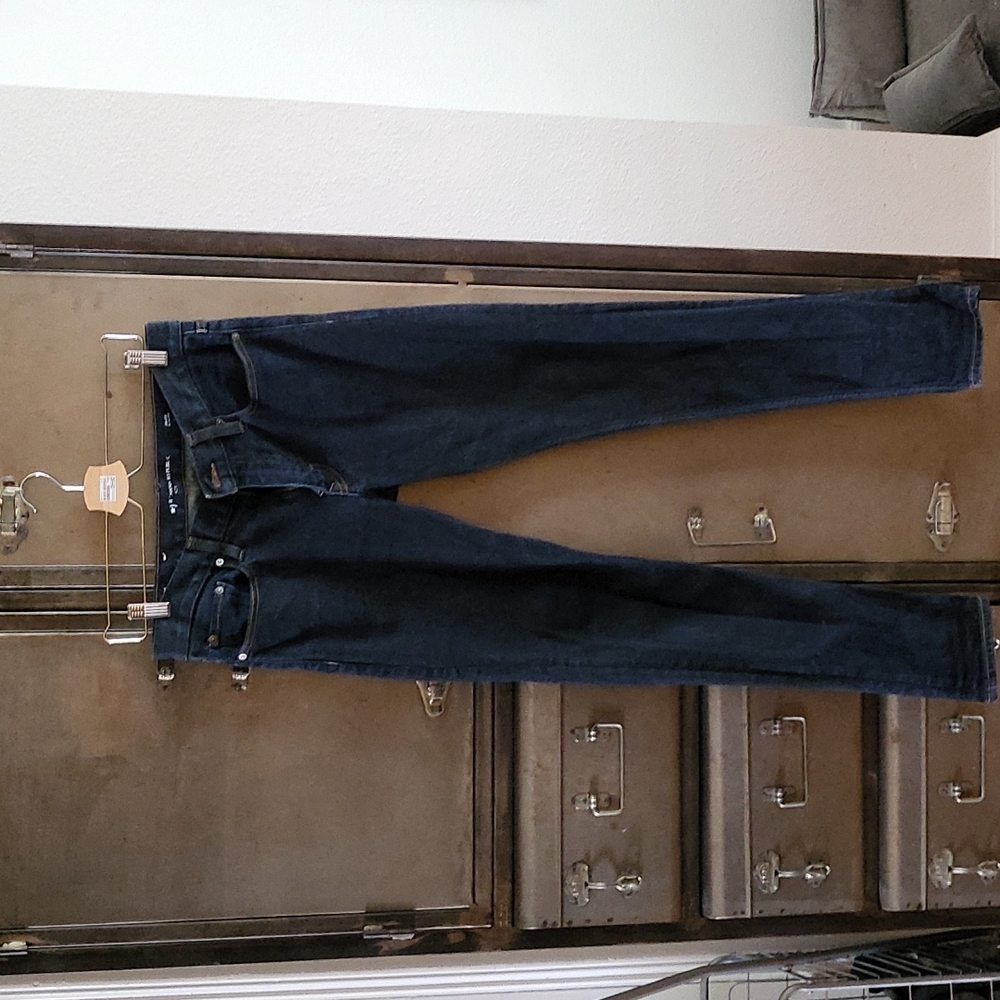 Mens slim dark blue jeans, great condition, size 30 waist/32 length